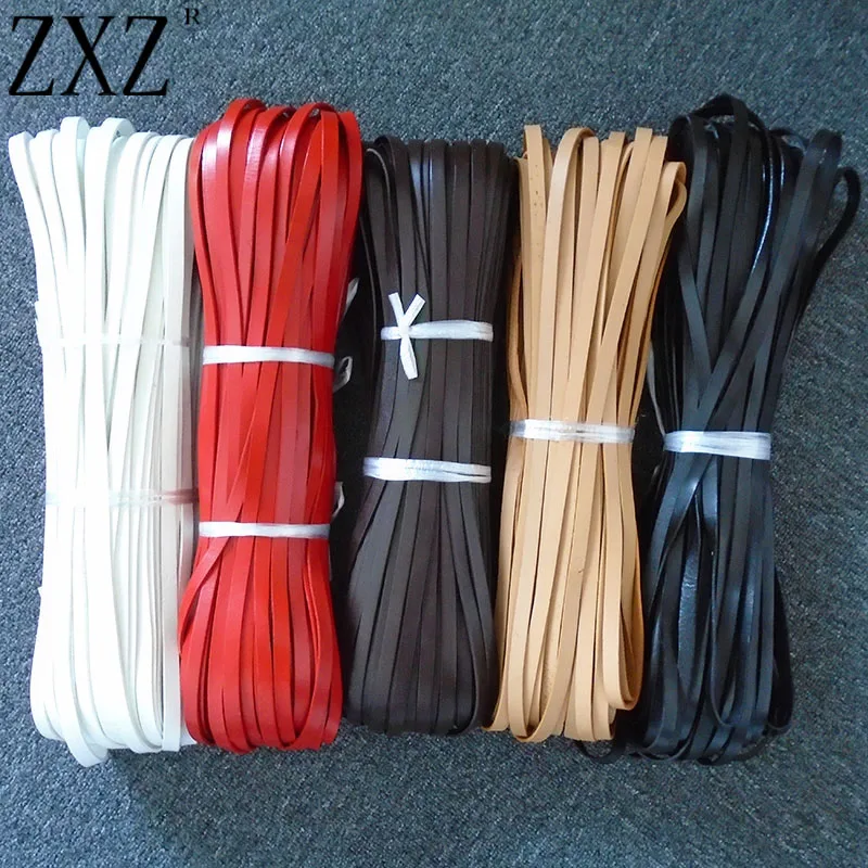 ZXZ 3 Meters Black/White/Red/Brown/Natural 10mm Flat Genuine Real Leather Strap Cord 10x2mm String Lace Thong For Jewelry Making
ZXZ 3 Meters Black/White/Red/Brown/Natural 10mm Flat Genuine Real Leather Strap Cord 10x2mm String Lace Thong For Jewelry Making