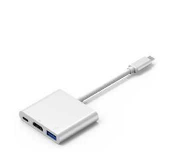 AULID Type C USB 3.1 to USB 3.0 / HDMI Female Charger Adapter Support 1080 for Apple Macbook 12inch and Google Chromebook Pixel
AULID Type C USB 3.1 to USB 3.0 / HDMI Female Charger Adapter Support 1080 for Apple Macbook 12inch and Google Chromebook Pixel