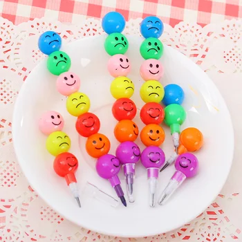 2019 Boligrafos Stationery Pens 1pcs Funny Expression Of Sugar-coated Haws 7 Color Crayon For Graffiti Pen Cartoon Ballpen K1825
2019 Boligrafos Stationery Pens 1pcs Funny Expression Of Sugar-coated Haws 7 Color Crayon For Graffiti Pen Cartoon Ballpen K1825