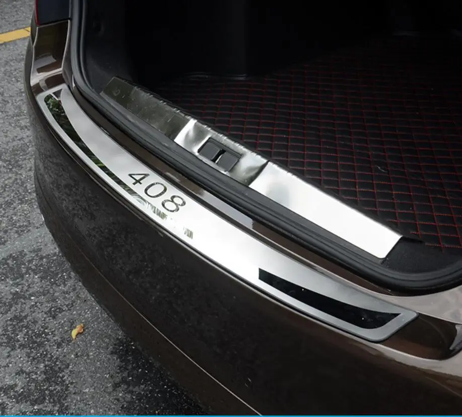 High quality stainless steel Rear bumper Protector Sill fit For Peugeot 408 2014-2019 Car styling
High quality stainless steel Rear bumper Protector Sill fit For Peugeot 408 2014-2019 Car styling