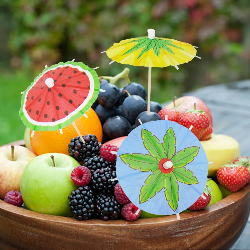 20pcs Umbrella Parasols Picks Summer Fruit Paper Sticks Drinks Artwork Toothpick Wedding Event Birthday Party ice cream Pricks
20pcs Umbrella Parasols Picks Summer Fruit Paper Sticks Drinks Artwork Toothpick Wedding Event Birthday Party ice cream Pricks
