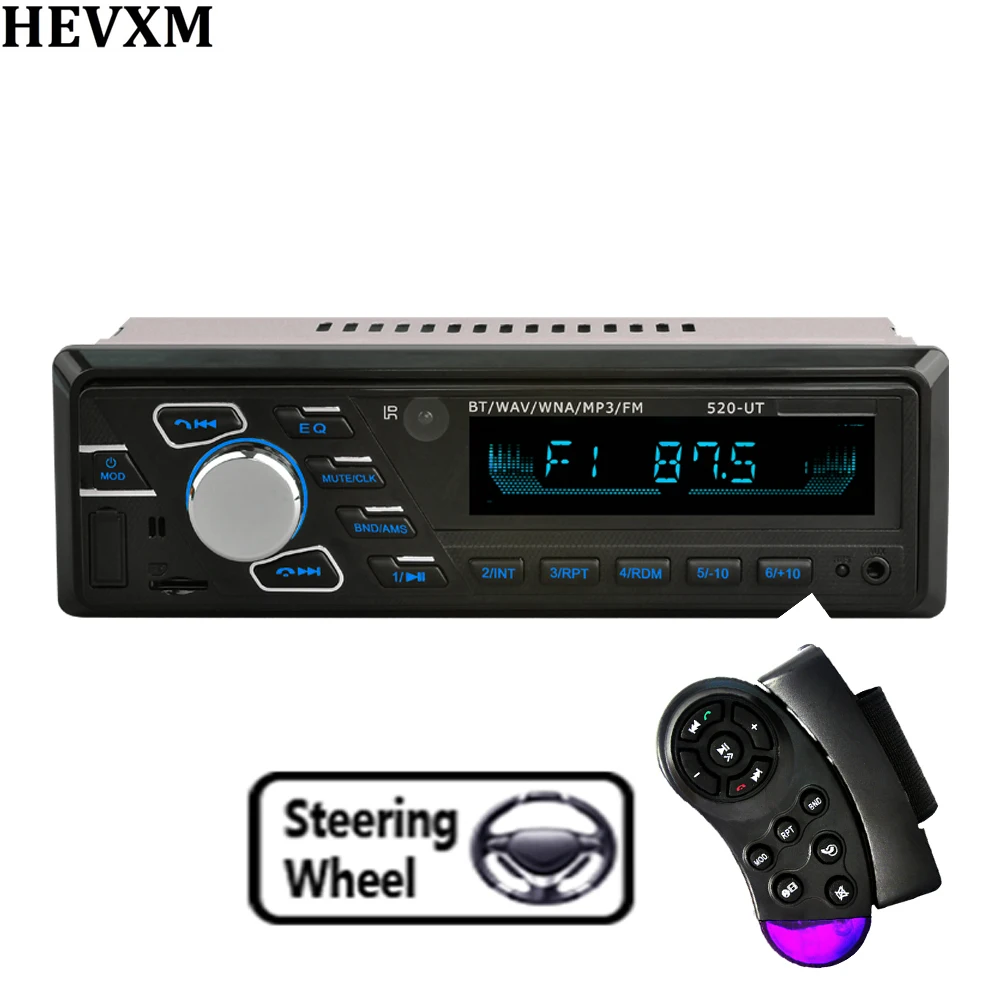 HEVXM NEW Car Radio 1din Autoradio Aux Input Receiver Bluetooth Stereo Radio MP3 Multimedia Player Support FM/WMA/USB/SD Card
HEVXM NEW Car Radio 1din Autoradio Aux Input Receiver Bluetooth Stereo Radio MP3 Multimedia Player Support FM/WMA/USB/SD Card