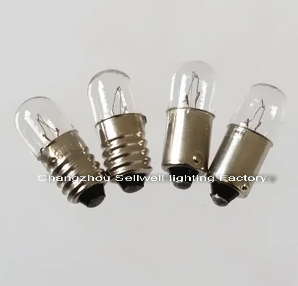 B9 E10 6V6.2V0.5A6.3V 0.15A5W6W indicator light bulb screw and bayonet lamp A1186 sellwell lighting
B9 E10 6V6.2V0.5A6.3V 0.15A5W6W indicator light bulb screw and bayonet lamp A1186 sellwell lighting