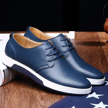 Flat shoes men 2019 new fashion solid comfortable pu leather men casual shoes lace-up male tennis mans footwear plus size
Flat shoes men 2019 new fashion solid comfortable pu leather men casual shoes lace-up male tennis mans footwear plus size