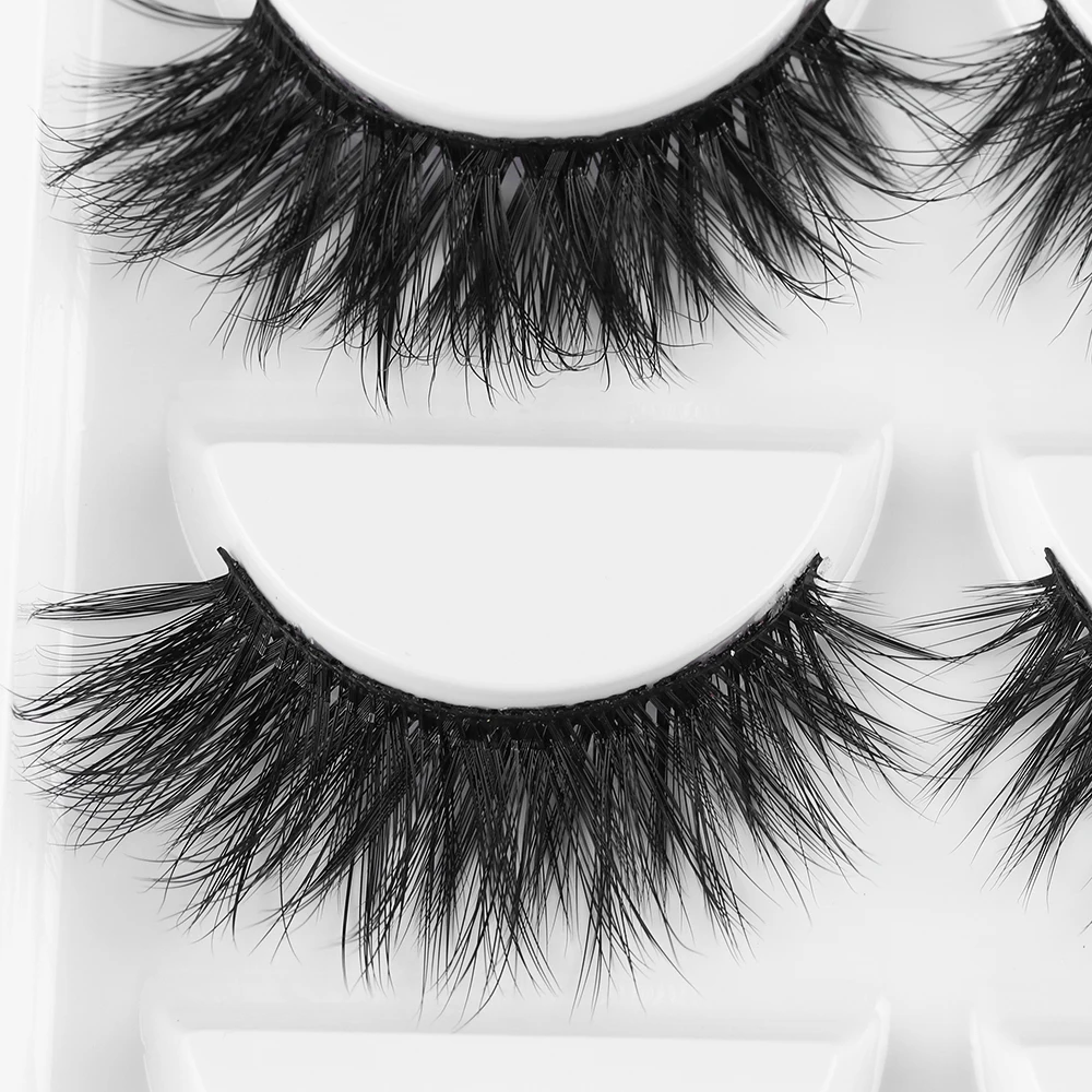 5 Pairs 3D Mink Hair False Eyelashes Wispy Fluffy Multilayers Lashes Dramatic Thick Long Mink Eyelash Natural Lashes Makeup
5 Pairs 3D Mink Hair False Eyelashes Wispy Fluffy Multilayers Lashes Dramatic Thick Long Mink Eyelash Natural Lashes Makeup