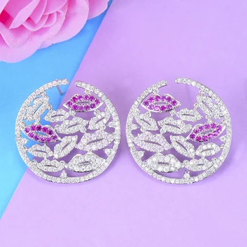 GODKI 25mm Trendy Luxury Multicolor Lips Stud Earrings For Women Wedding Full Micro Cubic Zircon CZ African Dubai Bridal Earring
GODKI 25mm Trendy Luxury Multicolor Lips Stud Earrings For Women Wedding Full Micro Cubic Zircon CZ African Dubai Bridal Earring