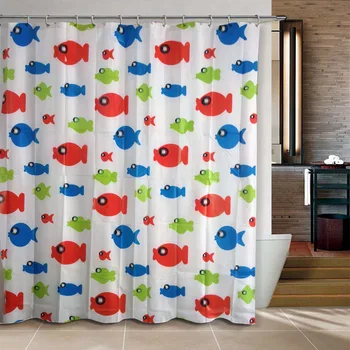 The shower curtain for the bathroom Peva Fish clothing eco-friendly gas hole multicolour dollarfish 180cm*180cm
The shower curtain for the bathroom Peva Fish clothing eco-friendly gas hole multicolour dollarfish 180cm*180cm
