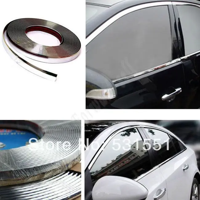 Car chrome strip