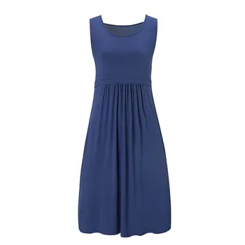 New 2019 Summer Fashion Pregnant Women's Maternity Solid Color Sleeveless Tunic Dresses Casual Breastfeeding Pregnancy Dress
New 2019 Summer Fashion Pregnant Women's Maternity Solid Color Sleeveless Tunic Dresses Casual Breastfeeding Pregnancy Dress
