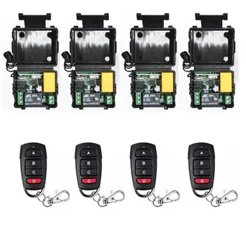 universal HOME RF mini Wireless Remote Control AC 220 V 1 channel 4 Receiver & 4 transmitter effective distance 50m 433M/315M
universal HOME RF mini Wireless Remote Control AC 220 V 1 channel 4 Receiver & 4 transmitter effective distance 50m 433M/315M