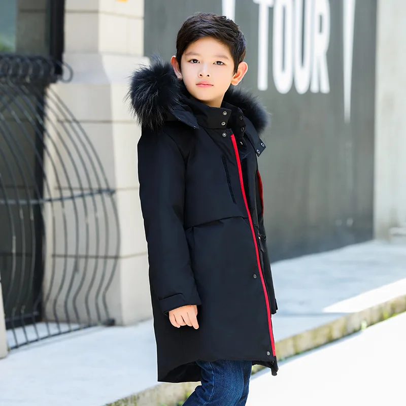 2018 New Children Winter Duck Down Coat for Boys Thickening Warm Jackets for Big Boys 6-13 Years Long Outerwear Kids Down Jacket
2018 New Children Winter Duck Down Coat for Boys Thickening Warm Jackets for Big Boys 6-13 Years Long Outerwear Kids Down Jacket