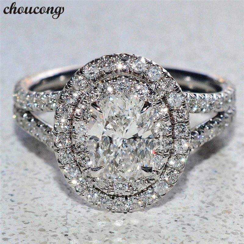 choucong Luxury Real Soild 925 sterling Silver ring Oval cut AAAAA Zircon Engagement Wedding Band Rings For Women men Bijoux
choucong Luxury Real Soild 925 sterling Silver ring Oval cut AAAAA Zircon Engagement Wedding Band Rings For Women men Bijoux