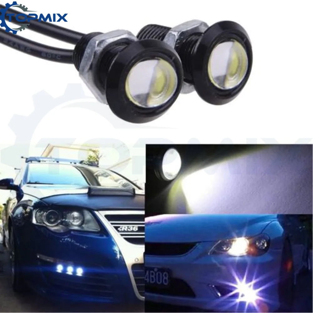 2PCS White/Red/Blue/Yellow 18MM 9W Led Eagle Eye DRL Daytime Running Light Led Car Reverse Parking Lamp Automotive Car Styling
2PCS White/Red/Blue/Yellow 18MM 9W Led Eagle Eye DRL Daytime Running Light Led Car Reverse Parking Lamp Automotive Car Styling