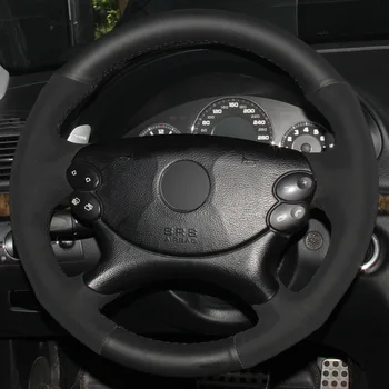 Puou Black Genuine Leather Suede Car Steering Wheel Cover for Mercedes-Benz E63 AMG 2006-2008 Free shipping
Puou Black Genuine Leather Suede Car Steering Wheel Cover for Mercedes-Benz E63 AMG 2006-2008 Free shipping