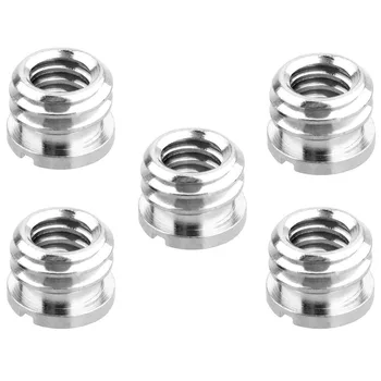 AAAE 5 Pack 1/4 inch to 3/8 inch Convert Screw Standard Adapter Reducer Bushing Converter for DSLR Camera Camcorder Tripod
AAAE 5 Pack 1/4 inch to 3/8 inch Convert Screw Standard Adapter Reducer Bushing Converter for DSLR Camera Camcorder Tripod