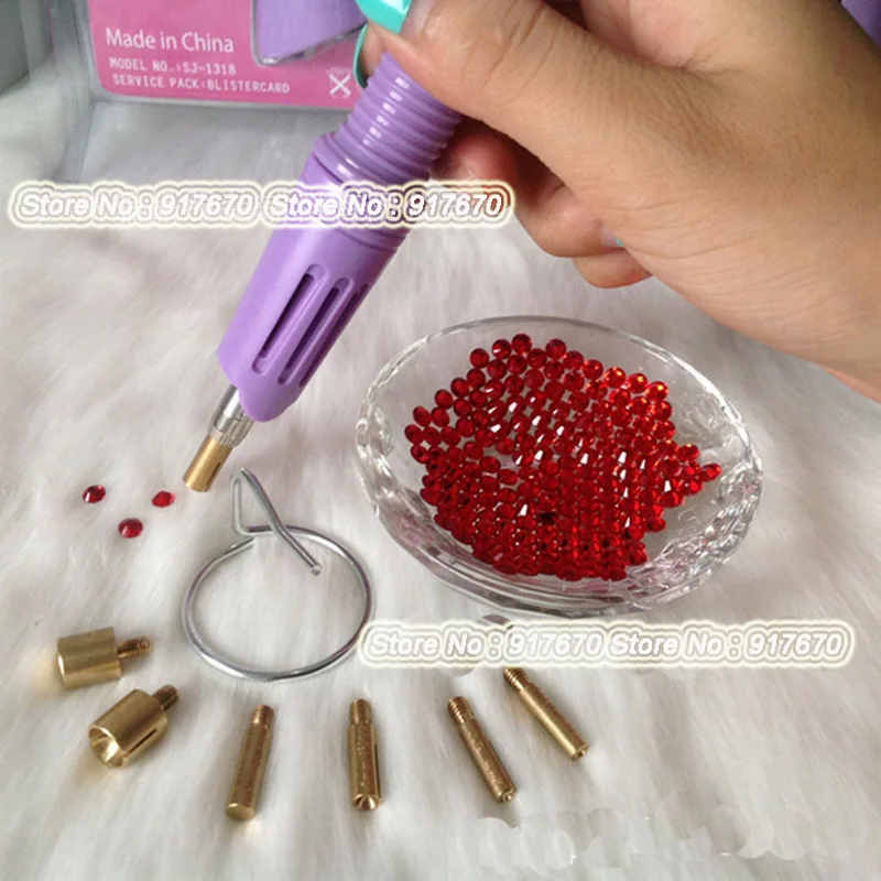 110V-220V New 1pcs Hot fix rhinestone Mini applicator wand gun machine for Garment Accessories DIY Crystal Rhinestone Tools
110V-220V New 1pcs Hot fix rhinestone Mini applicator wand gun machine for Garment Accessories DIY Crystal Rhinestone Tools