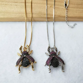 6Pcs Mix Color Micro Pave burgundy CZ zircon Lucanidae Insect charm Pendant Jewelry Findings DIY necklace for Women NK360
6Pcs Mix Color Micro Pave burgundy CZ zircon Lucanidae Insect charm Pendant Jewelry Findings DIY necklace for Women NK360