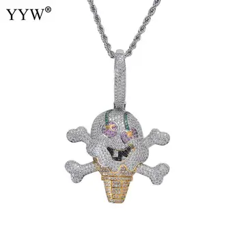 Men Jewelry Skull Pendant Brass Sweater Necklace 2019 Stainless Steel Skull Devil Demon Crossbones Plated Pendant Necklace Gift
Men Jewelry Skull Pendant Brass Sweater Necklace 2019 Stainless Steel Skull Devil Demon Crossbones Plated Pendant Necklace Gift