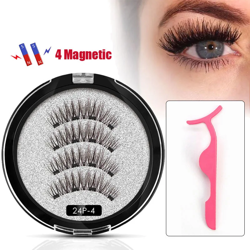 Magnetic eyelashes with 4 magnets false eyelashes natural look eyelashes magnet lashes with eyelashes applicator
Magnetic eyelashes with 4 magnets false eyelashes natural look eyelashes magnet lashes with eyelashes applicator
