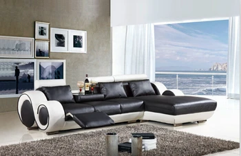 Modern sectional leather sofa with L shaped sofa furniture for living room recliner sofa
Modern sectional leather sofa with L shaped sofa furniture for living room recliner sofa