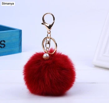 New Christmas gift fur key chain 8CM ball fur pom pom Car keychain Bag porta chiavi gold key ring Cute couples jewelry
New Christmas gift fur key chain 8CM ball fur pom pom Car keychain Bag porta chiavi gold key ring Cute couples jewelry