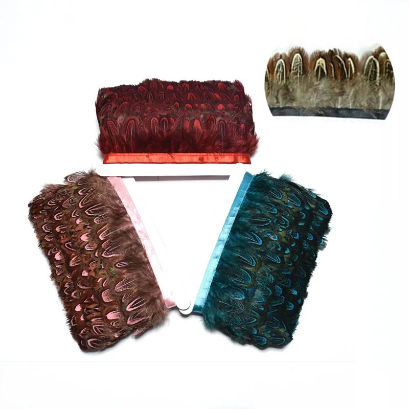 1Meters natural colorful Pheasant feather ribbon 6CM Dyed feather trim Fringe DIY for clothes dress plumas wedding accessories
1Meters natural colorful Pheasant feather ribbon 6CM Dyed feather trim Fringe DIY for clothes dress plumas wedding accessories