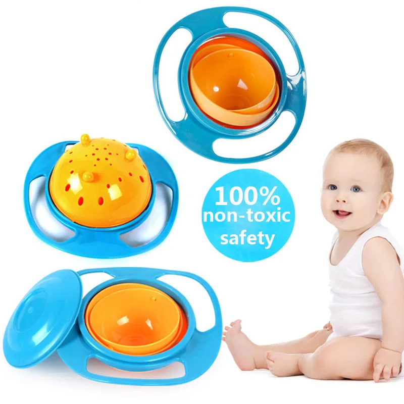 Baby Feeding Dish Cute Baby Feeding Gyro Bowl Universal 360 Rotate Spill-Proof Baby Food Feeding Dinning Bowl
Baby Feeding Dish Cute Baby Feeding Gyro Bowl Universal 360 Rotate Spill-Proof Baby Food Feeding Dinning Bowl