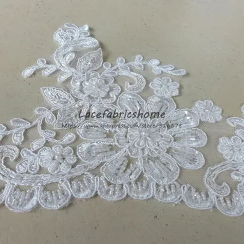 16cm 5yards/lot good quality off white cord embroidery lace cord Bilateral lace trim accent motif wedding veil
16cm 5yards/lot good quality off white cord embroidery lace cord Bilateral lace trim accent motif wedding veil