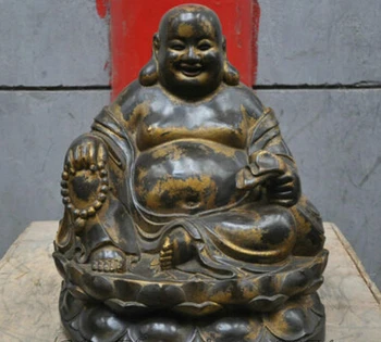 xd 002584 20" Tibetan Buddhism Bronze Happy laughing Maitreya Buddha Sculpture Statue
xd 002584 20" Tibetan Buddhism Bronze Happy laughing Maitreya Buddha Sculpture Statue