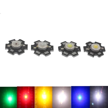 10pcs 1W 3W High Power LED Full Spectrum White Warm white Green Blue Deep Red 660nm Royal blue With 20mm Black Star PCB
10pcs 1W 3W High Power LED Full Spectrum White Warm white Green Blue Deep Red 660nm Royal blue With 20mm Black Star PCB