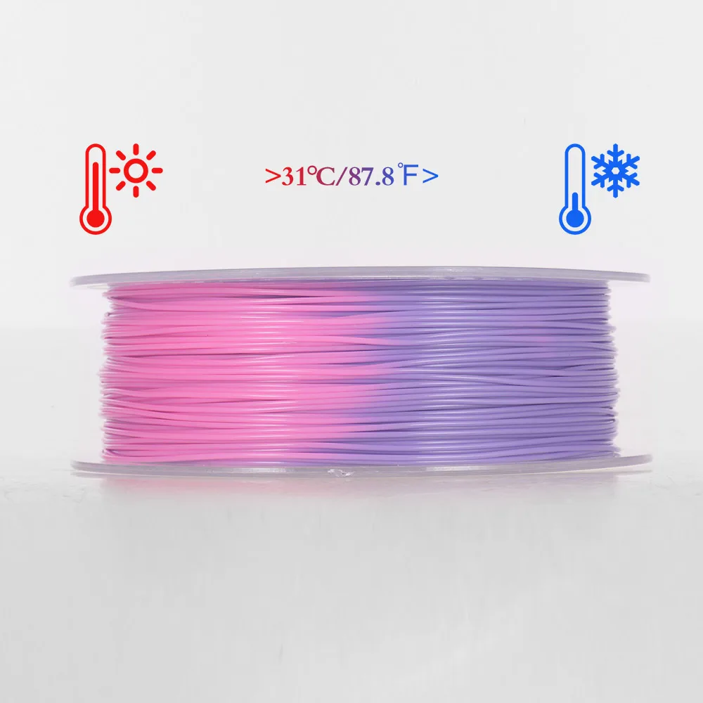 1.75mm Symbol Color Change PLA Filament Gradient 3D Printer Filaments 1kg/2.2lbs Spool Dimensional for 3D Printer Printing
1.75mm Symbol Color Change PLA Filament Gradient 3D Printer Filaments 1kg/2.2lbs Spool Dimensional for 3D Printer Printing