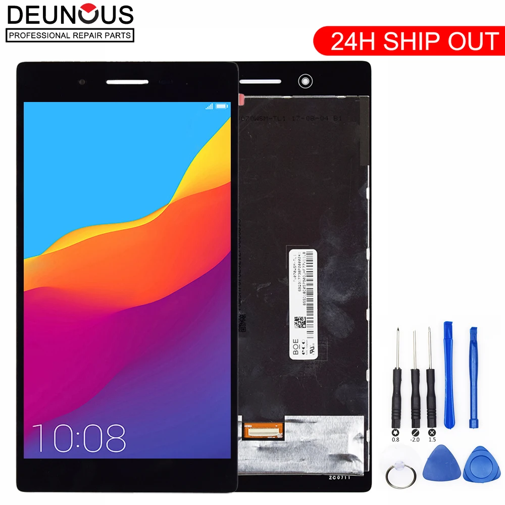 ЖК-дисплей 7 дюймов для Lenovo TAB3-730 Tab 3 730, Новый сенсорный экран с цифровым преобразователем в сборке для Lenovo TB3-730 Tab 3 730 730F M 730X
ЖК-дисплей 7 дюймов для Lenovo TAB3-730 Tab 3 730, Новый сенсорный экран с цифровым преобразователем в сборке для Lenovo TB3-730 Tab 3 730 730F M 730X