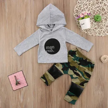 Camouflage Newborn Clothes Toddler BabyHoodie Long Tops Pants Baby Boy Clothes Casual Outfits Set 2Pcs Infant Clothing 0-3Years
Camouflage Newborn Clothes Toddler BabyHoodie Long Tops Pants Baby Boy Clothes Casual Outfits Set 2Pcs Infant Clothing 0-3Years