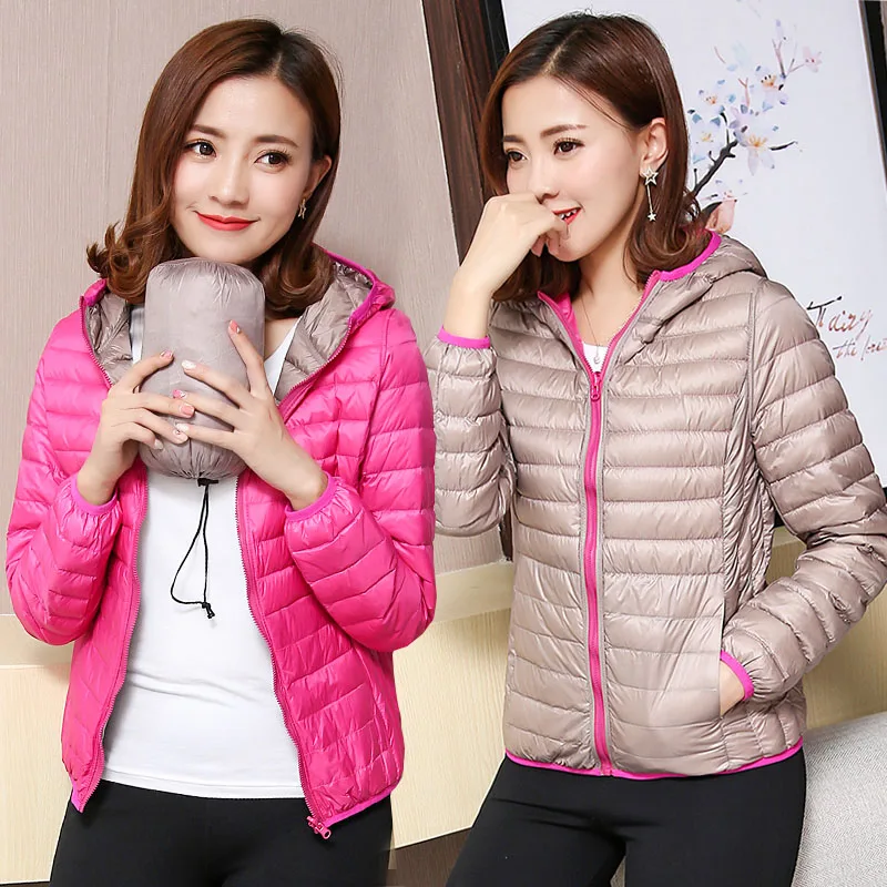 Women's Jackets Ultra Light Down Jacket Women 2019 New Autumn Winter Coat Jackets For Women Two Side female jacket KJ530
Women's Jackets Ultra Light Down Jacket Women 2019 New Autumn Winter Coat Jackets For Women Two Side female jacket KJ530