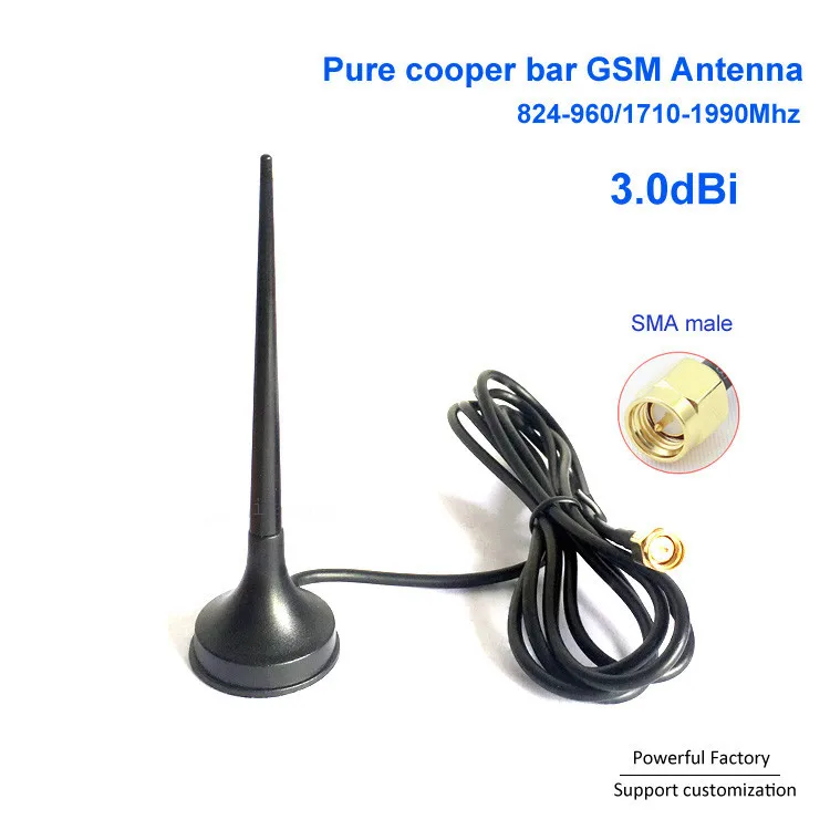 Заводская цена 3dBi SMA разъем Omni 900/1800 МГц gps gsm антенна Сделано в Китае 1 шт. |