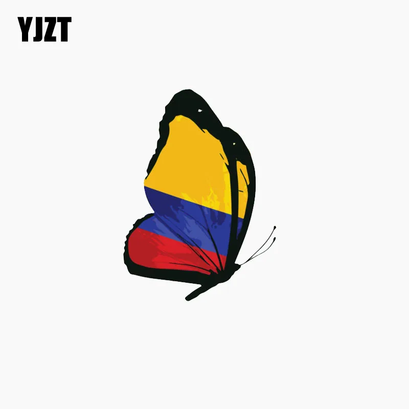 YJZT 8CM*11.2CM Colombia Flag Butterfly The Tail Of The Car Reflective Decal Personality Car Sticker C1-7783
YJZT 8CM*11.2CM Colombia Flag Butterfly The Tail Of The Car Reflective Decal Personality Car Sticker C1-7783