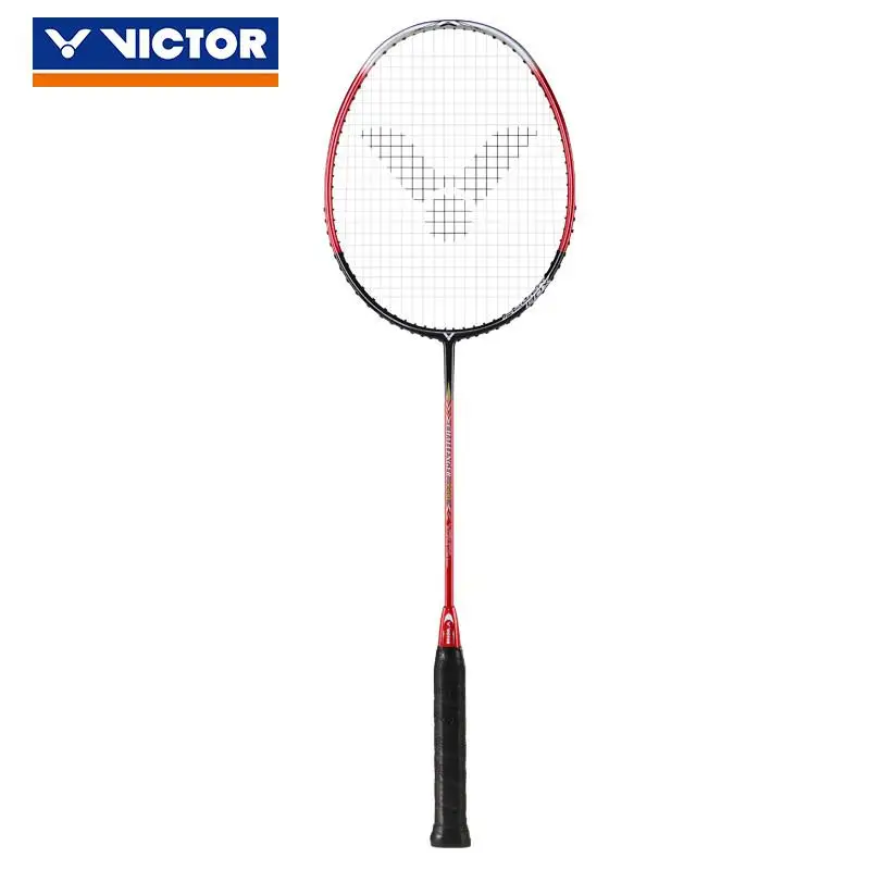 

2018 Genuine Victor Training Offensive All Carbon Badminton Racket Beat Single Shot CHA-9500 4U Badminton Racket