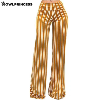 OWLPRINCESS New Fashion Plus Size Stripe Wide Leg Pants Women Streetwear High Waist Pants Long Pantalon Female Trousers 10237
OWLPRINCESS New Fashion Plus Size Stripe Wide Leg Pants Women Streetwear High Waist Pants Long Pantalon Female Trousers 10237