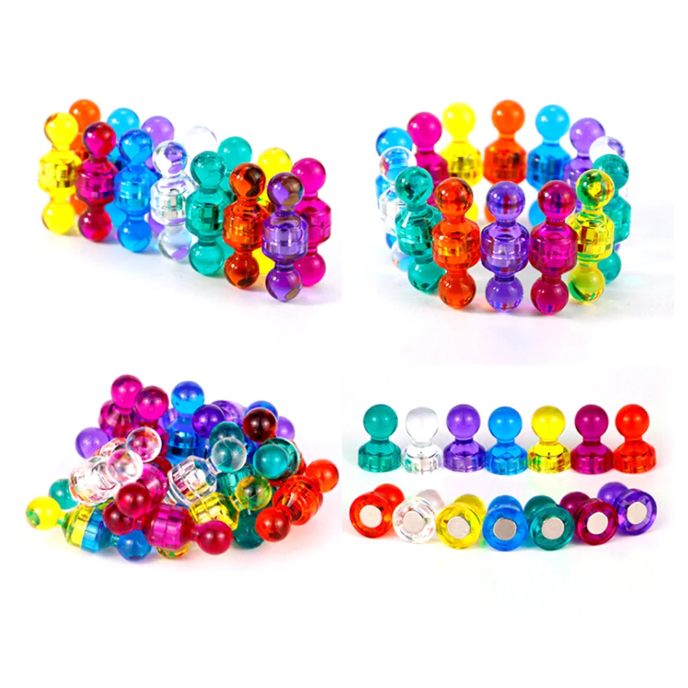 1PCS Strong Neodymium Magnetic Thumbtacks Transparent Noticeboard Skittle Pin Magnets DIY Fridge Whiteboard
1PCS Strong Neodymium Magnetic Thumbtacks Transparent Noticeboard Skittle Pin Magnets DIY Fridge Whiteboard