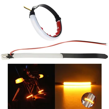 High Quality General LED Fork Turn Signal Strip Light Amber Lamp Direction Indicator Lamps Flexible For Harley/Yamaha Motorcycle
High Quality General LED Fork Turn Signal Strip Light Amber Lamp Direction Indicator Lamps Flexible For Harley/Yamaha Motorcycle