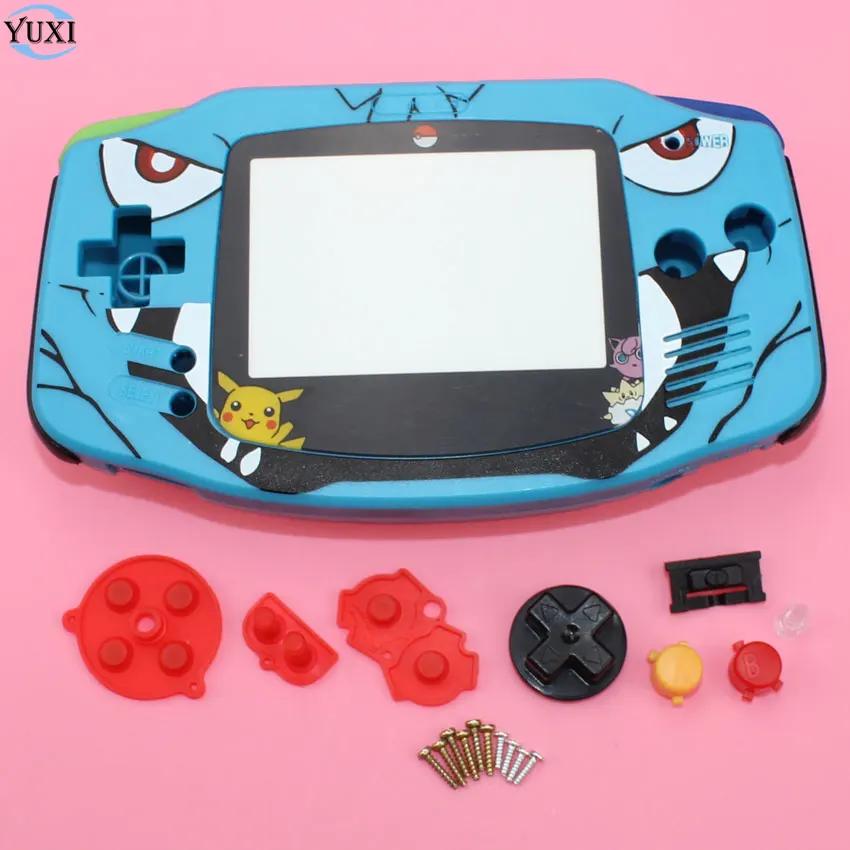 YuXi Replacement Part Plastic Housing Case Cover + Screen Lens + Buttons for Nintendo for Gameboy Advance for GBA Console
YuXi Replacement Part Plastic Housing Case Cover + Screen Lens + Buttons for Nintendo for Gameboy Advance for GBA Console