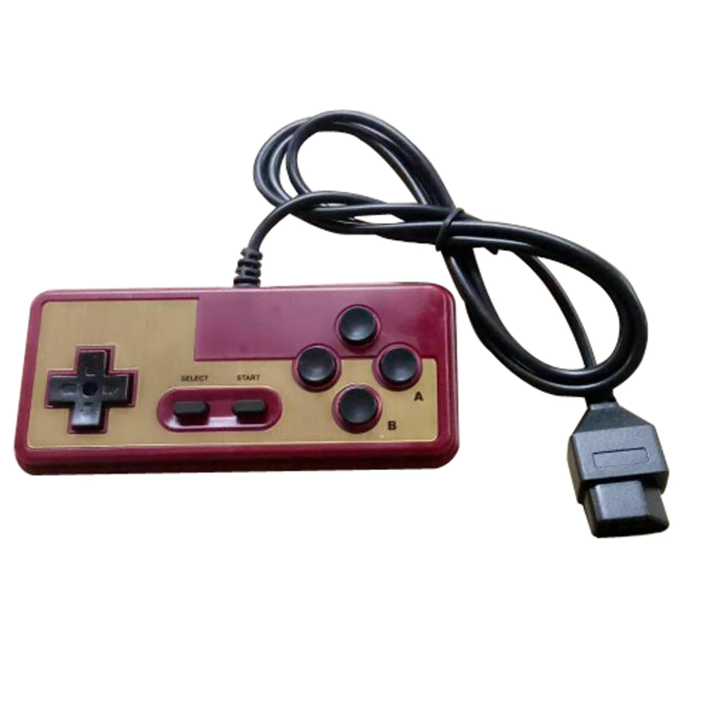For Japanese 8-bit console style for NES 7Pin Plug Cable Controller GamePad with Turbo A B Button
For Japanese 8-bit console style for NES 7Pin Plug Cable Controller GamePad with Turbo A B Button