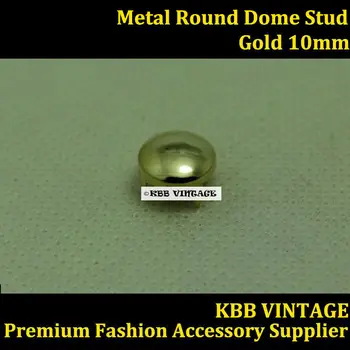 Punk DIY Metal Round Dome Stud 10mm in Gold with 4 Prongs Claws for Leather Craft/Bag/Shoe/Clothing/Cap/Jacket
Punk DIY Metal Round Dome Stud 10mm in Gold with 4 Prongs Claws for Leather Craft/Bag/Shoe/Clothing/Cap/Jacket