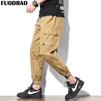 FUODRAO Men's Cargo Pants Joggers Pants Men Cotton Sweatpants Hip Hop Pantalon Homme Streetwear Male Trousers K179
FUODRAO Men's Cargo Pants Joggers Pants Men Cotton Sweatpants Hip Hop Pantalon Homme Streetwear Male Trousers K179