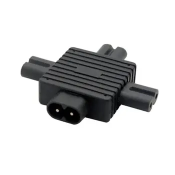 10pcs/lot Cablecc IEC 320 Figure 8 C8 Male to 3X Female C7 Splitter Power Adapter for Power Supply 1 in 3 out
10pcs/lot Cablecc IEC 320 Figure 8 C8 Male to 3X Female C7 Splitter Power Adapter for Power Supply 1 in 3 out