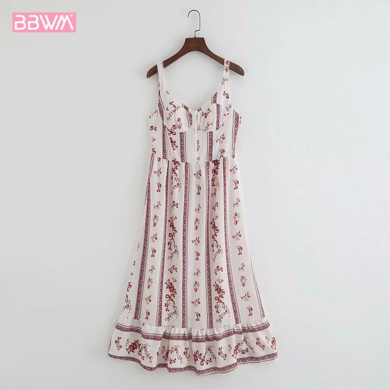 Idyllic printed ethnic style buckled long female dress 2019 Summer Sleeveless Sexy Vacation Strapless Women's Dress
Idyllic printed ethnic style buckled long female dress 2019 Summer Sleeveless Sexy Vacation Strapless Women's Dress