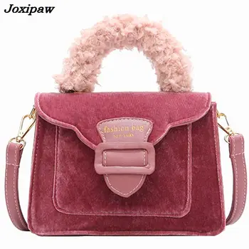 European style Women Tote bag 2018 New Fashion Handbags High-quality Velvet Square bag Stitching Plush Portable Shoulder bag
European style Women Tote bag 2018 New Fashion Handbags High-quality Velvet Square bag Stitching Plush Portable Shoulder bag
