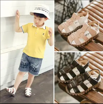 2018 summer new Korean wild anti-skid soft bottom boys sandals beach shoes children's shoes
2018 summer new Korean wild anti-skid soft bottom boys sandals beach shoes children's shoes