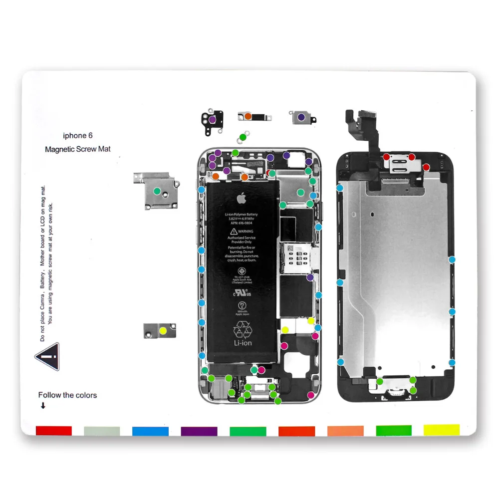 Screw Chart Iphone 6