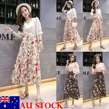 2019 Women Summer Boho Floral Long Maxi Skirts Hight Waist A-Line Evening Party Beach Holiday Skirts Sundress
2019 Women Summer Boho Floral Long Maxi Skirts Hight Waist A-Line Evening Party Beach Holiday Skirts Sundress
